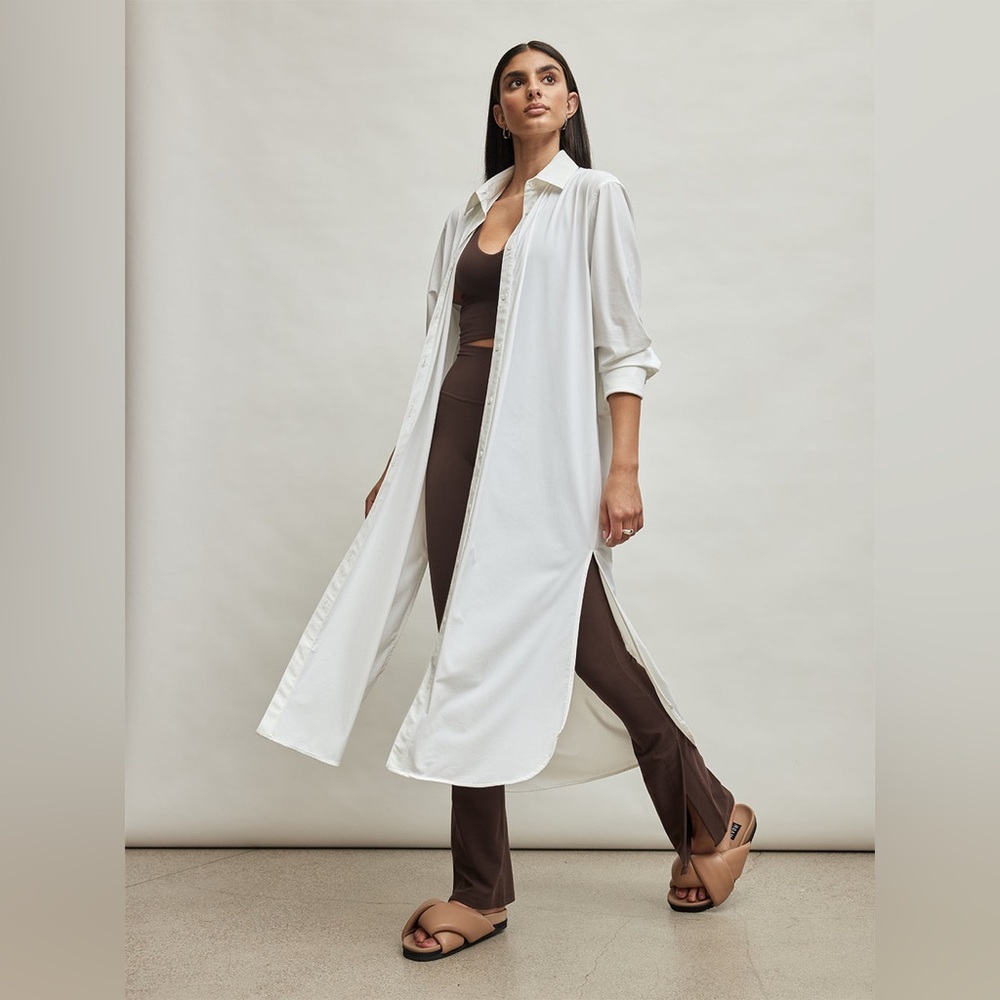 NWOT CARBON38 Button Up Oversized Tunic